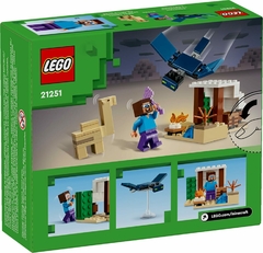 Imagen de LEGO 21251 MINECRAFT LA EXPEDICION DE STEVE AL DESIERTO 75 PZS