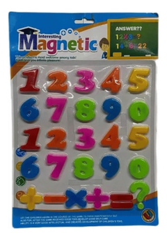 Numeros Magnetic Plasticas Sebigus