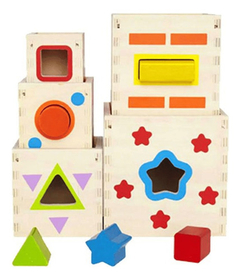 Pyramid Of Play Cubos Apilables Hape Encastre Didactico - comprar online