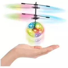 BOLA VOLADORA CON LUCES DRON ESFERA FIBRO