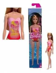 MUÑECA BARBIE ORIGINAL 30CM INDIVIDUAL DIA DE PLAYA MATTEL