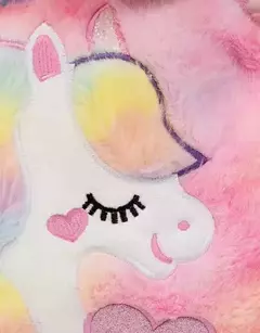 CARTERA PELUCHE UNICORNIO DE MANO Y TIRA - CIUDAD RAYUELA