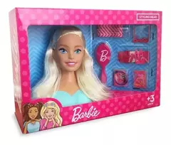 BARBIE CABEZA PARA PEINAR CON ACCESORIOS ORIGINAL