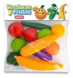 SET DE FRUTAS Y VERDURAS DE PLASTICO EN BOLSA DURAVIT