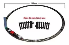 TREN A PILA CLASICO CON LUCES Y SONIDO en internet