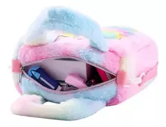 CARTERA PELUCHE UNICORNIO DE MANO Y TIRA - tienda online