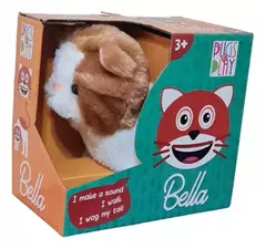 PELUCHE MASCOTA INTERACTIVA BELLA GATA C/ SONIDO Y MOVIMIENTO WABRO