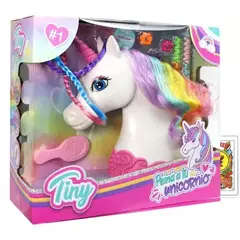 CABEZA DE UNICORNIO PARA PEINAR CON ACCESORIOS TINY