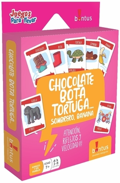 JUEGO DE CARTAS CHOCOLATE BOTA TORTUGA BONTUS