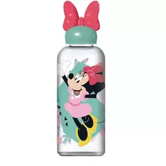 BOTELLA MINNIE MOUSE 560ML TAPA FIGURA 3D WABRO