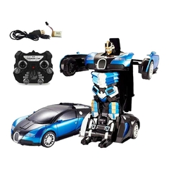 AUTO TRANSFORMABLE ROBOT A RADIO CONTROL SPEED PATROL MAGNIFIC - comprar online