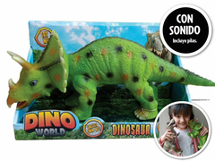 DINOSAURIO CON SONIDO 30CM DINO WORLD KREKER