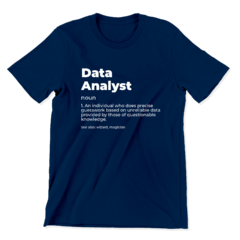 Camiseta - Data Analyst Dictionary
