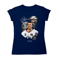 Camiseta Básica Unissex/Babylook - Blue origin - Alan Shepard - SPACE TODAY STORE