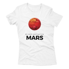 Camiseta My Next Destination: Mars - SPACE TODAY STORE