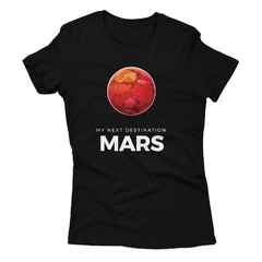 Camiseta My Next Destination: Mars na internet