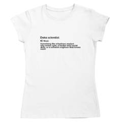 Camiseta - Data Scientist definição - comprar online