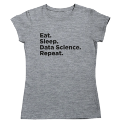 Imagem do Camiseta - Eat, sleep, data, science, repeat