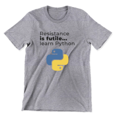 Camiseta - Learn Python na internet