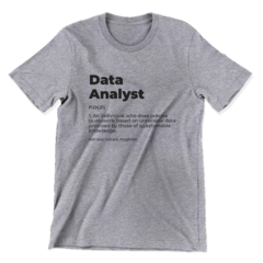 Camiseta - Data Analyst Dictionary - loja online