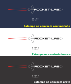 Camiseta Rocket Lab Electron - Modelo 1 - SPACE TODAY STORE