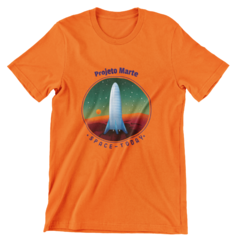 Camiseta Infantil 0 a 8 - Projeto Marte - SPACE TODAY STORE