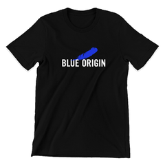 Camiseta Infantil/Juvenil Blue Origin Logo - loja online