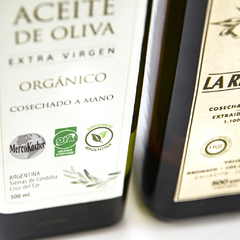 Aceite de Oliva Orgánico "San Nicolas". Extra Virgen x 500 cc - comprar online