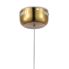 PENDENTE LED WAVE DOURADO 24W 1440LM 3000K iTAMONTE/ MAIS LUZ PE-198/24.100DO - Martan Lustres