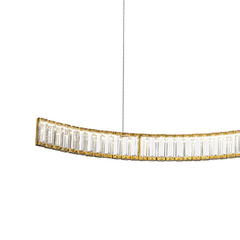 PENDENTE LED WAVE DOURADO 24W 1440LM 3000K iTAMONTE/ MAIS LUZ PE-198/24.100DO - comprar online