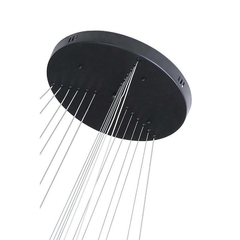 PENDENTE LED INVERSE 20/30/50/60/80/100 CM 156W 3000K PRETO NORDECOR 2531 na internet