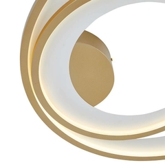 PLAFON LED ZAHAL DUO Ø62CM 54W 3000K DOURADO FOSCO NORDECOR 2515 - comprar online