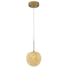 PENDENTE CRISTAL JOU 1*G9 OURO CHAMPAGNE NORDECOR 2736 - comprar online