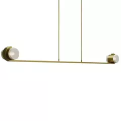 PENDENTE BELLO CURVA SUPERIOR 1400X100X110MM LED 28W USINA DESIGN 52091