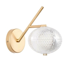 KIT 02 ARANDELAS LED LUSE 7W 3000K OURO CHAMPAGNE NORDECOR 2798