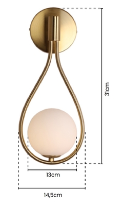 arandela globo