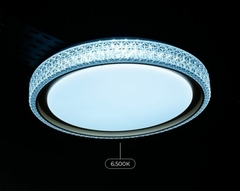 PLAFON LED RED. KENLE 50CM 36W 3000K/4000K/6.5000K C/ CONTROLE MEMORIA DOURADO NORDECOR 2665 na internet