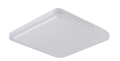 PLAFON QUADRADO JOY 36W 3000K BIVOLT 44X44CM BRANCO SKYLIGHT 4037Q