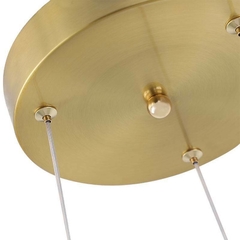 PENDENTE LED GAIA 87W 3000K DOURADO NORDECOR 2224 - loja online