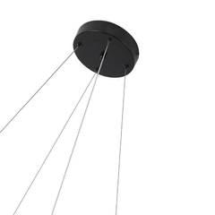 PENDENTE LED BIE CRISTAL 45 W 3000k PRETO Nordecor 2325 - loja online