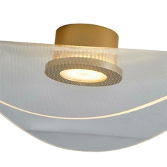 PLAFON LED ADINI 14W 3000K DOURADO FOSCO NORDECOR 2495