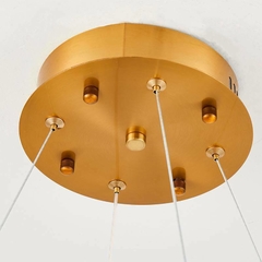 PENDENTE LED LOWY 60CM 40W 3000K DOURADO BRILHO NORDECOR 2761 - loja online