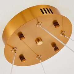 PENDENTE LED LOWY 80CM 60W 3000K DOURADO BRILHO NORDECOR 2762 - loja online