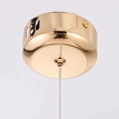 PENDENTE LED HONEN 6W 3000K DOURADO NORDECOR 2413 na internet