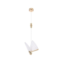 PENDENTE LED HONEN 6W 3000K DOURADO NORDECOR 2413 - comprar online