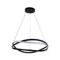 PENDENTE LED EUNI ODI 60CM 58W 3000K PT NORDECOR 2873