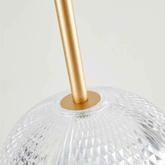 PENDENTE LED LUSE 28W 3000K OURO CHAMPAGNE NORDECOR 2796 - Martan Lustres