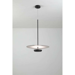 Pendente Led Dolla Ø40cm 18W 3000K Preto Nordecor 2523 - comprar online