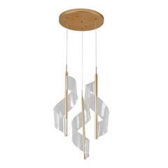 PENDENTE RUBAN DOURADO NORDECOR