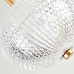 PENDENTE LED LUSE 7W 3000K OURO CHAMPAGNE NORDECOR 2794 - comprar online